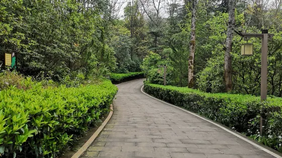 南充市西山風景區萬卷樓景區-玉屏公園