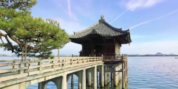 満月寺 浮御堂