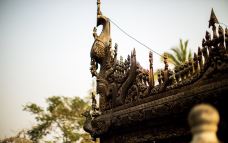 金色宫殿僧院  (Shwenandaw Kyaung)-曼德勒-小小呆60