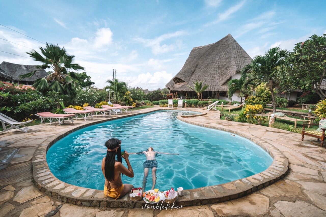 人均150元的非洲别墅，双早还自带泳池#向往的生活