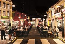 马来西亚美食街美食图片