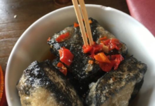 篁岭景区老磨豆腐美食图片