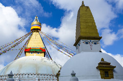 尼泊尔游记图片] 近看圣洁雪山，慢游杜巴广场