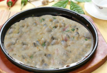 南通美食图片-铁板文蛤