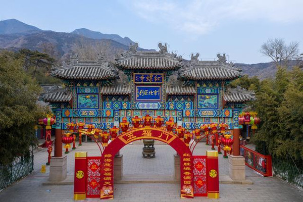 千年古刹红螺寺，北京新春祈福地，5千盏宫灯带你提前感受年味