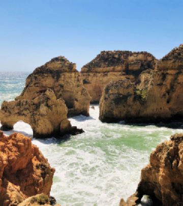 拉各斯游记图文-葡萄牙南部海岸、景色奇特风光俊美