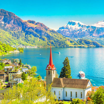 瑞士卢塞恩+铁力士山+卢塞恩湖+瑞吉山一日游