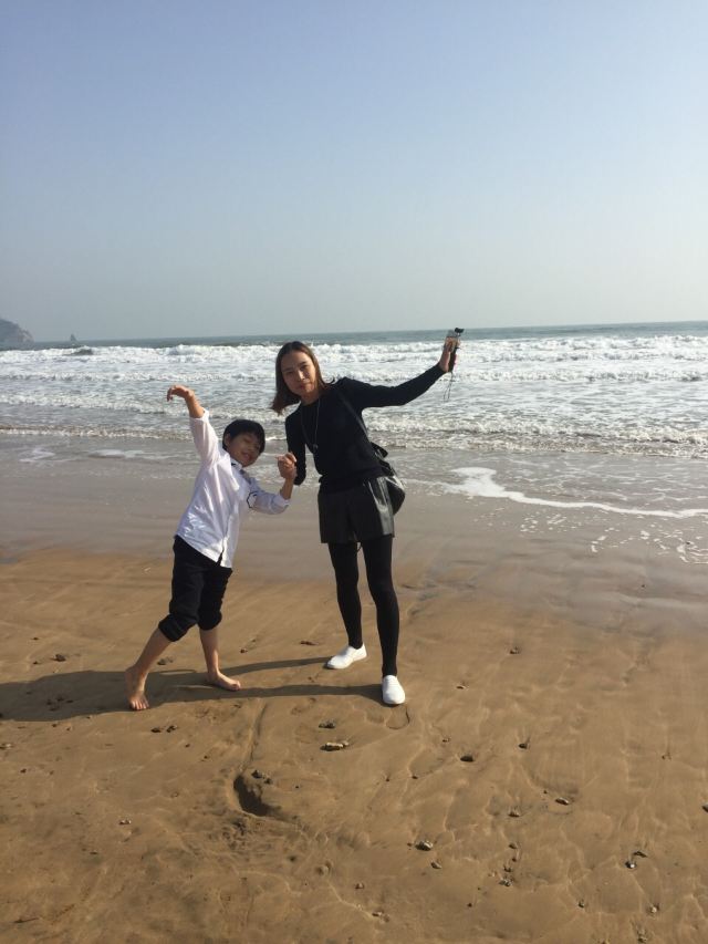 석노인 해수욕장