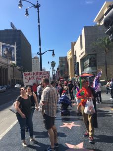 好莱坞星光大道-洛杉矶-海上的雪