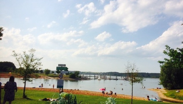 Die Bucht am Brombachsee