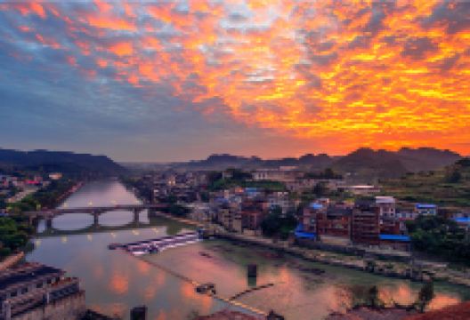 大风洞镇旅游图片-奥运火炬传递线路一日游  