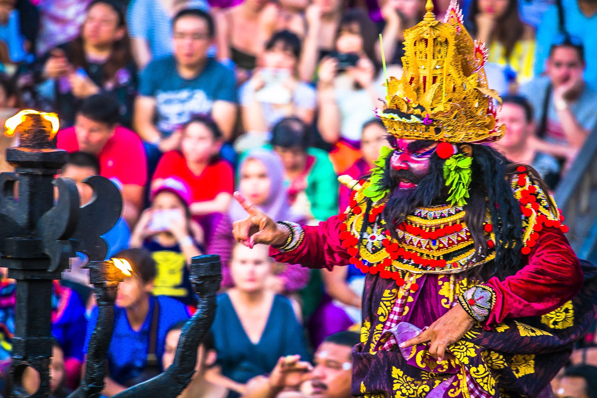 #向往的生活# 巴厘岛这段知名的民间舞蹈，吸引了众多游客