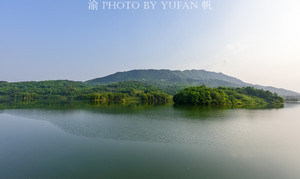 铜梁区游记图文-重庆巴渝十二景之玄天秀水，如同镶嵌在巴岳山中的一块碧玉