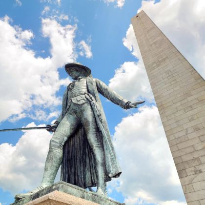 波士顿公园+国王礼拜堂墓地+波士顿大屠杀遗迹+宪法号铁甲舰