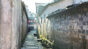 安徽省黄山市黟县 宏村景区 水圳