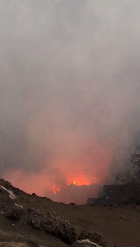 拍摄12生肖的活火山
