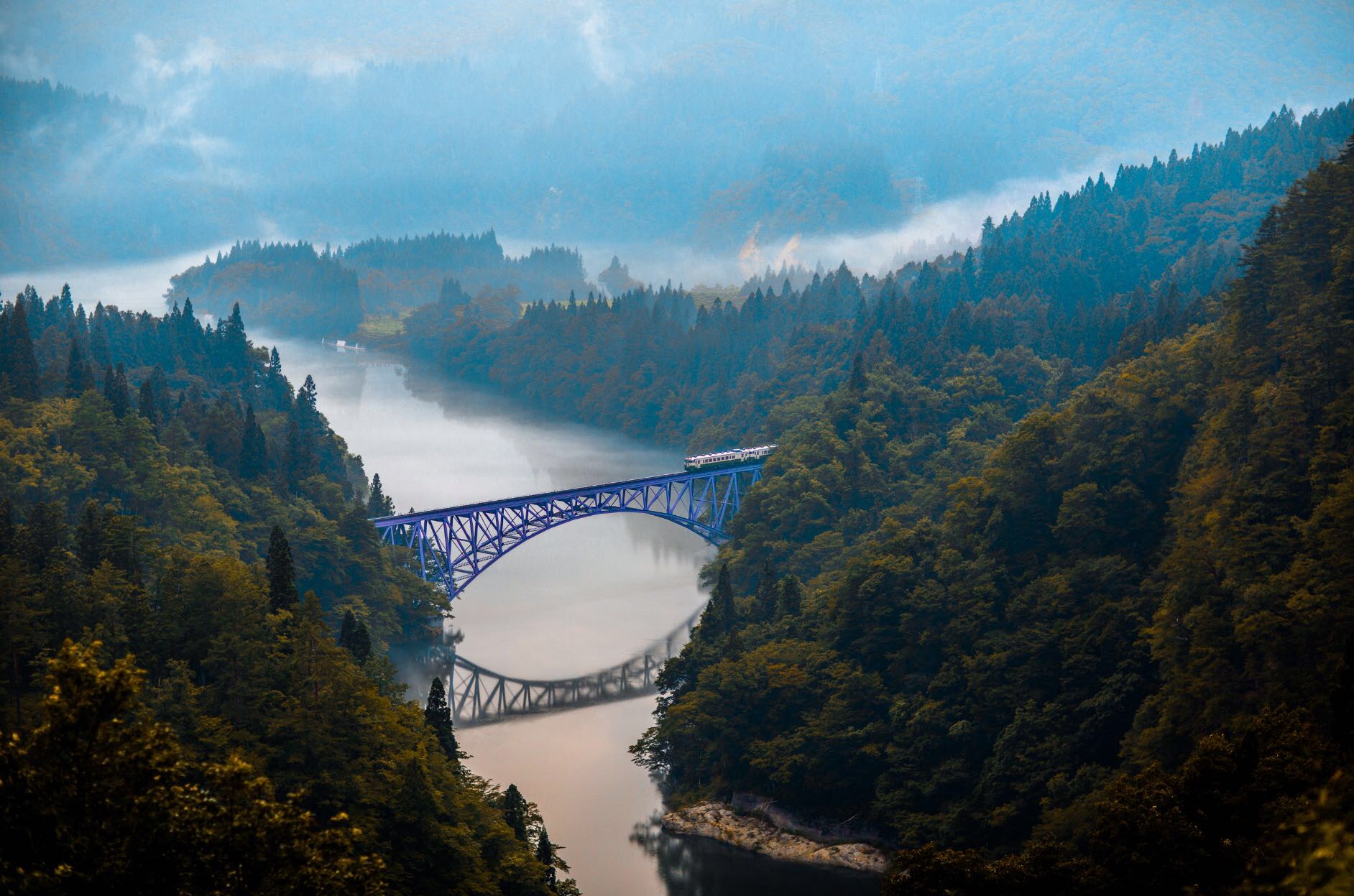 遇见日本最美铁路线—只見線