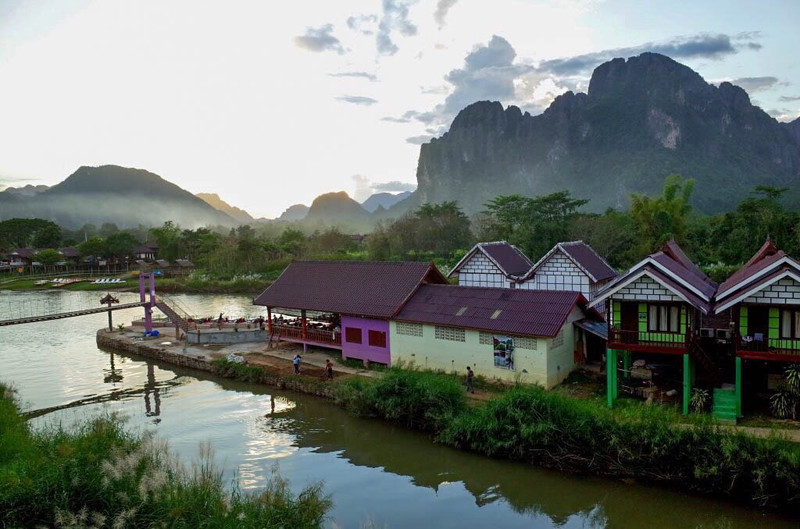 老挝行记 | no.7 万荣的山水田园