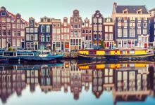 阿姆斯特丹运河景点图片