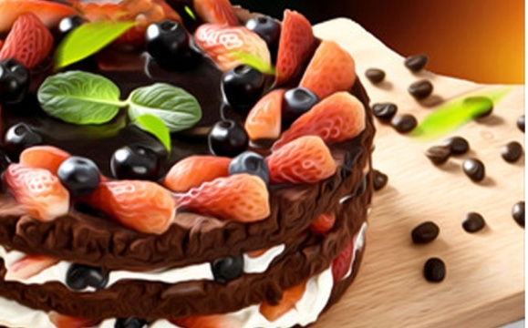 百合蛋糕餐厅图片