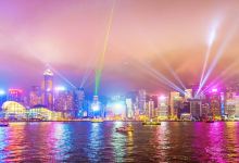 《幻彩咏香江》灯光表演景点图片