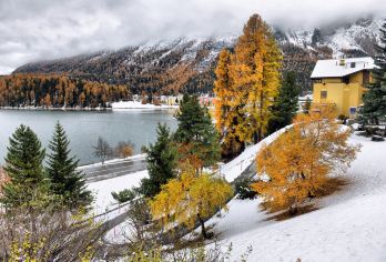 意大利蒂拉诺+瑞士圣莫里茨+圣莫里兹湖一日游【伯尔尼纳景观一日游[雪国列车，意大利瑞士伯尔尼纳景观列车一日游+中文司导]】