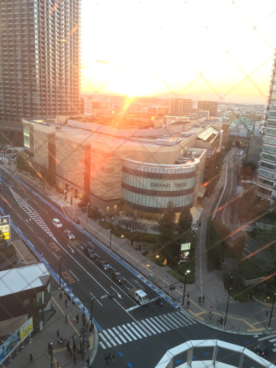 リッチモンドから見る夕日