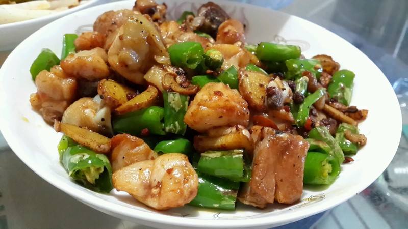 生炒辣子鸡