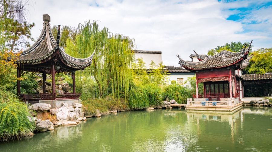 凤凰山景区恬庄古街