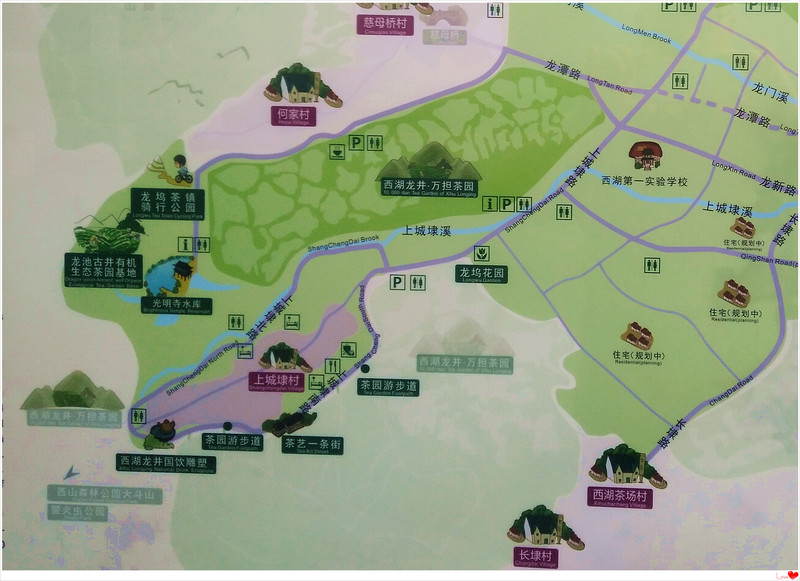 杭州西郊的静心之地——龙坞茶镇. - 出去旅游