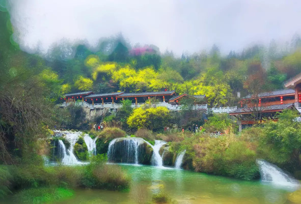 贵州山水浓缩盆景——天河潭