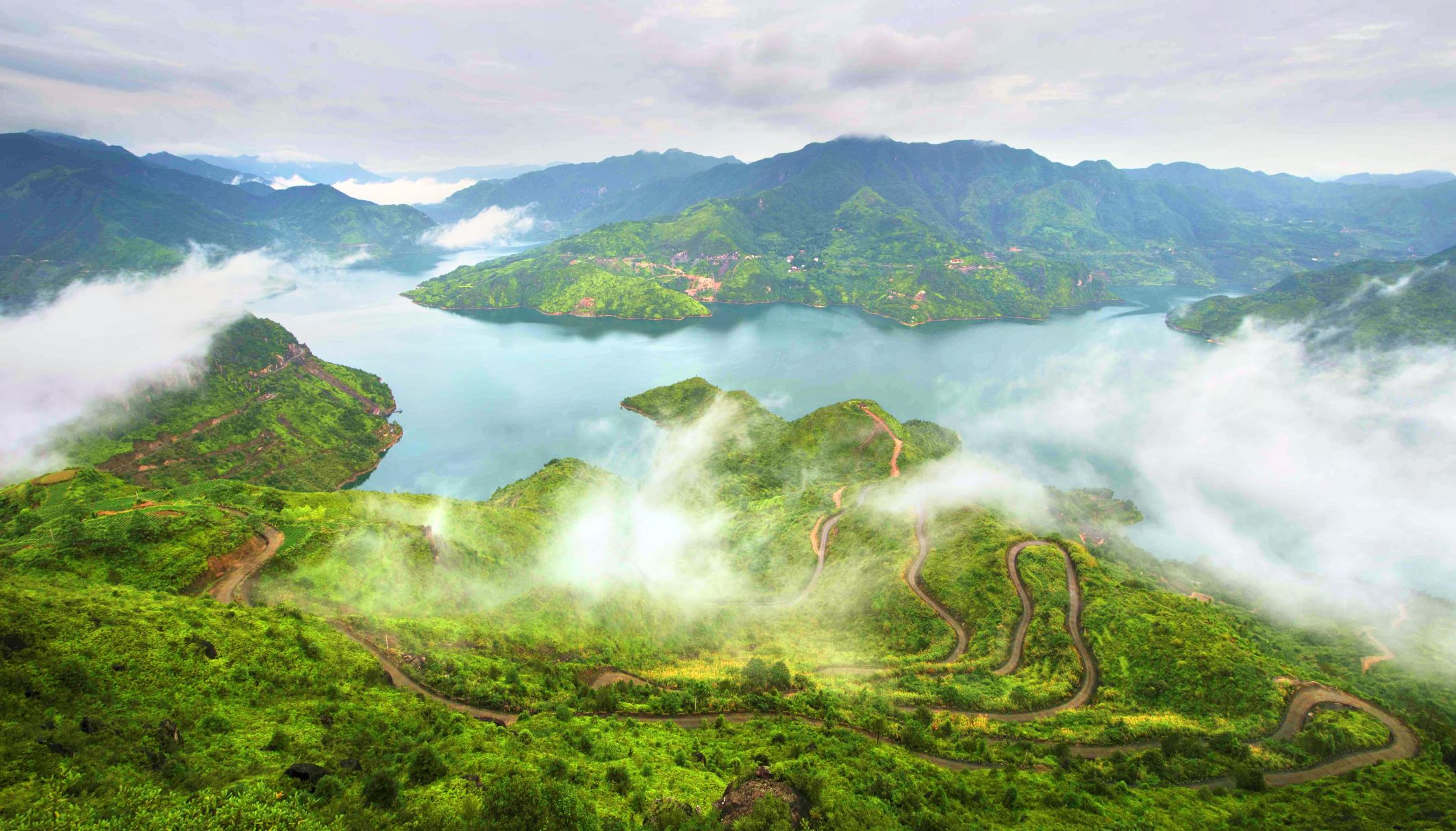 千峡湖生态旅游度假区景点图片