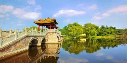 山東安丘青雲山民俗遊樂園