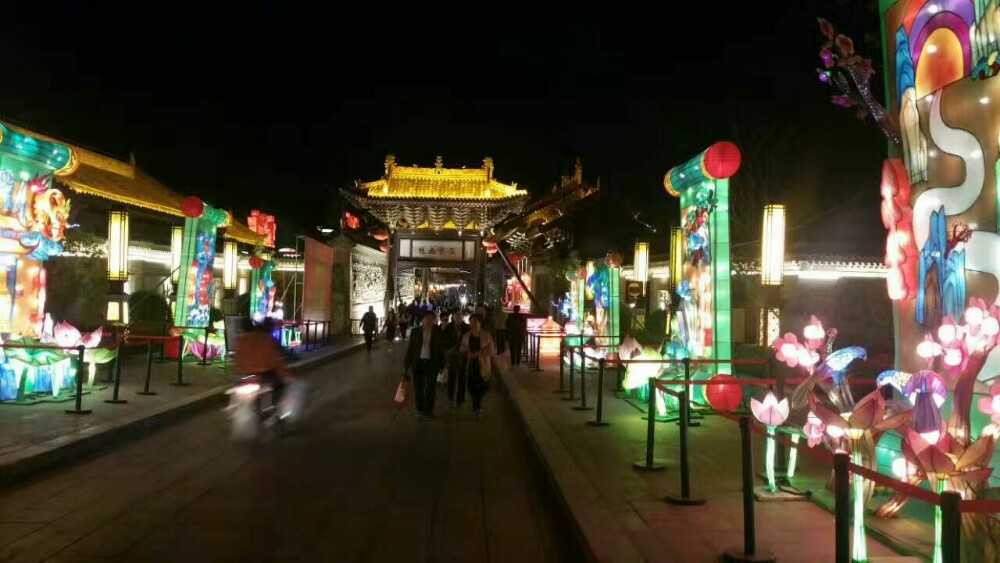渭南韩城文庙夜景之三