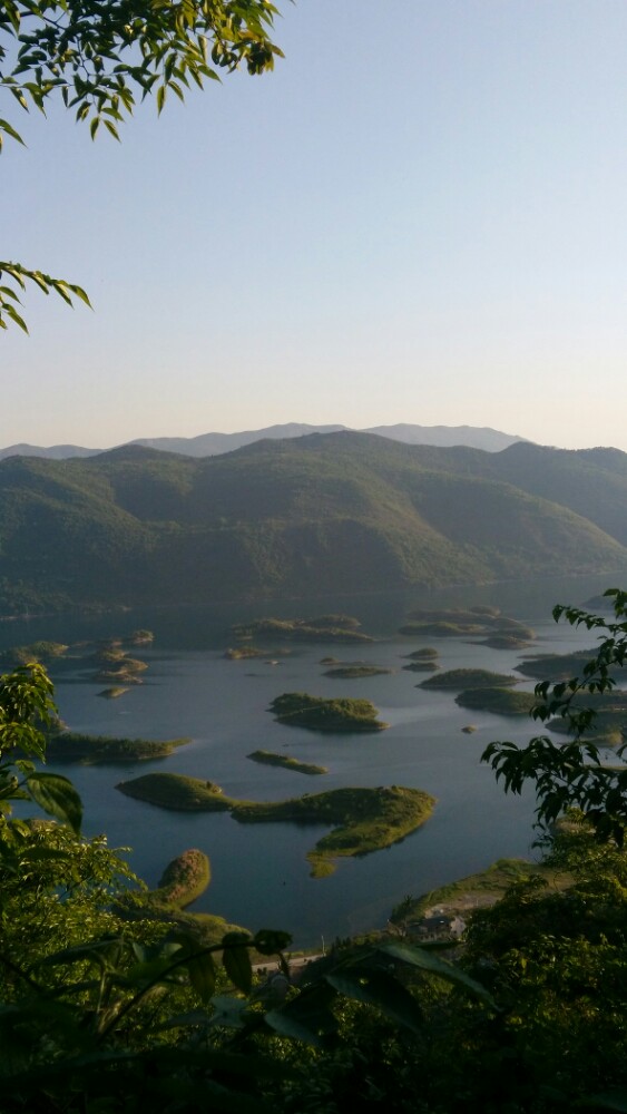 仙岛湖的高处美景