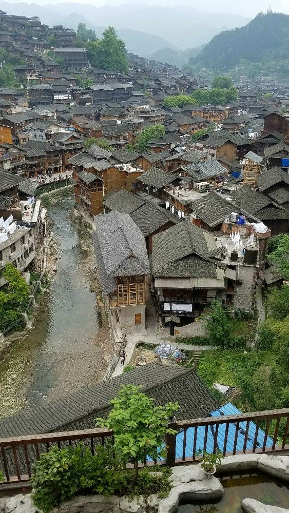 九天温泉，千户苗寨