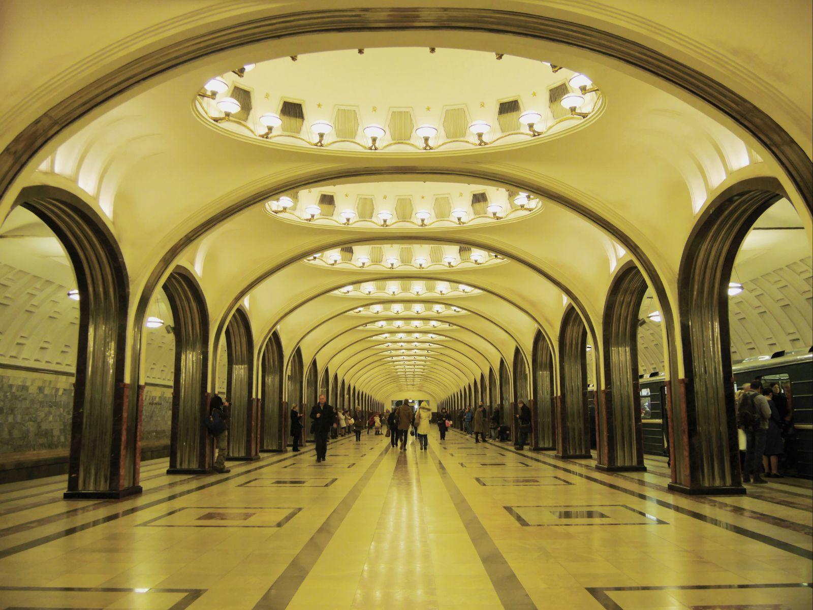 莫斯科｜地铁是道风景线