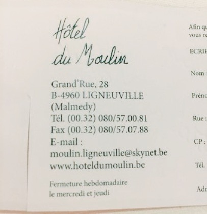 Hotel du Moulin