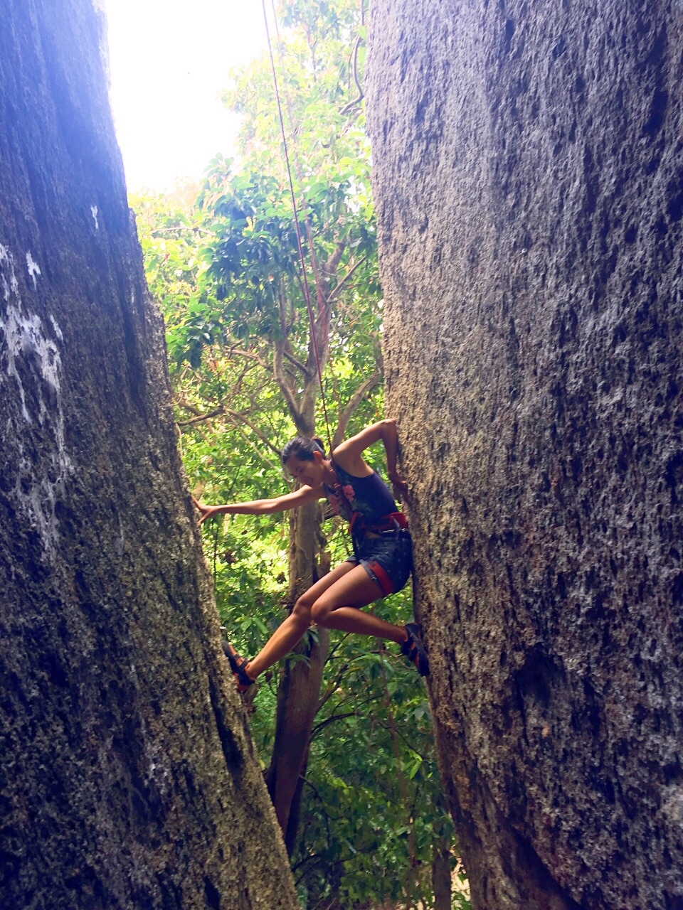 rock climbing day