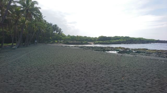 Punaluu Black Sand Beach