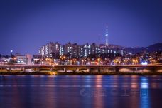 盘浦大桥月光彩虹喷泉-首尔