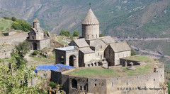 亚美尼亚游记图片] 第708回：悬崖塔特夫修道院，倚山而立气势恢宏