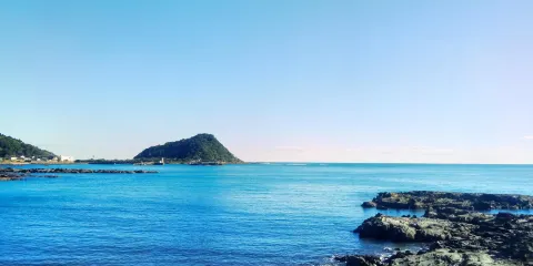 日南海岸路邊公園