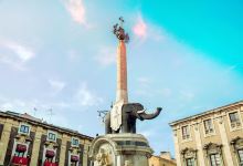 大象喷泉景点图片