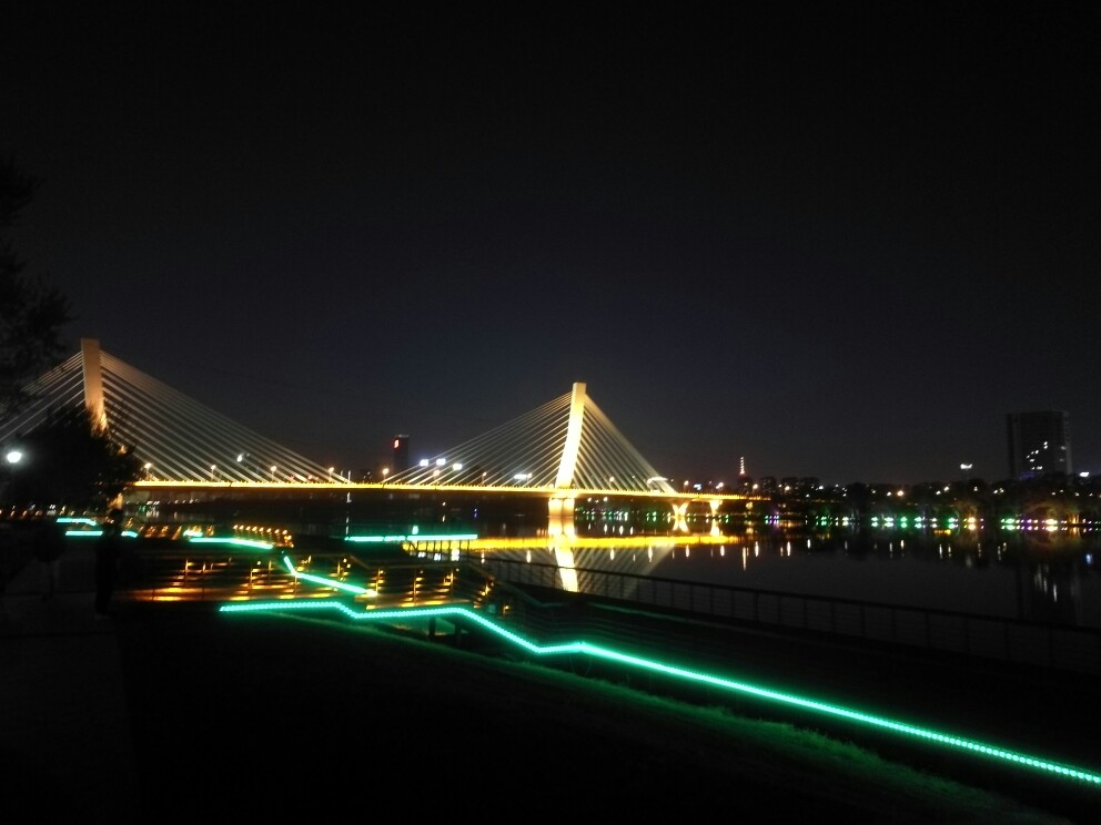 沈阳富民桥夜景