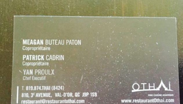 Restaurant O'Thai餐厅图片