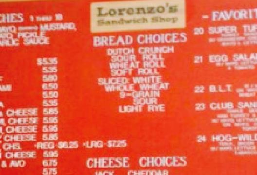 Lorenzo's Sandwich Shop美食图片