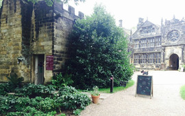The tea-room at East Riddlesden Hall