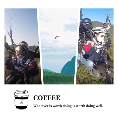 新晋网红打卡地,大明山滑翔伞基地