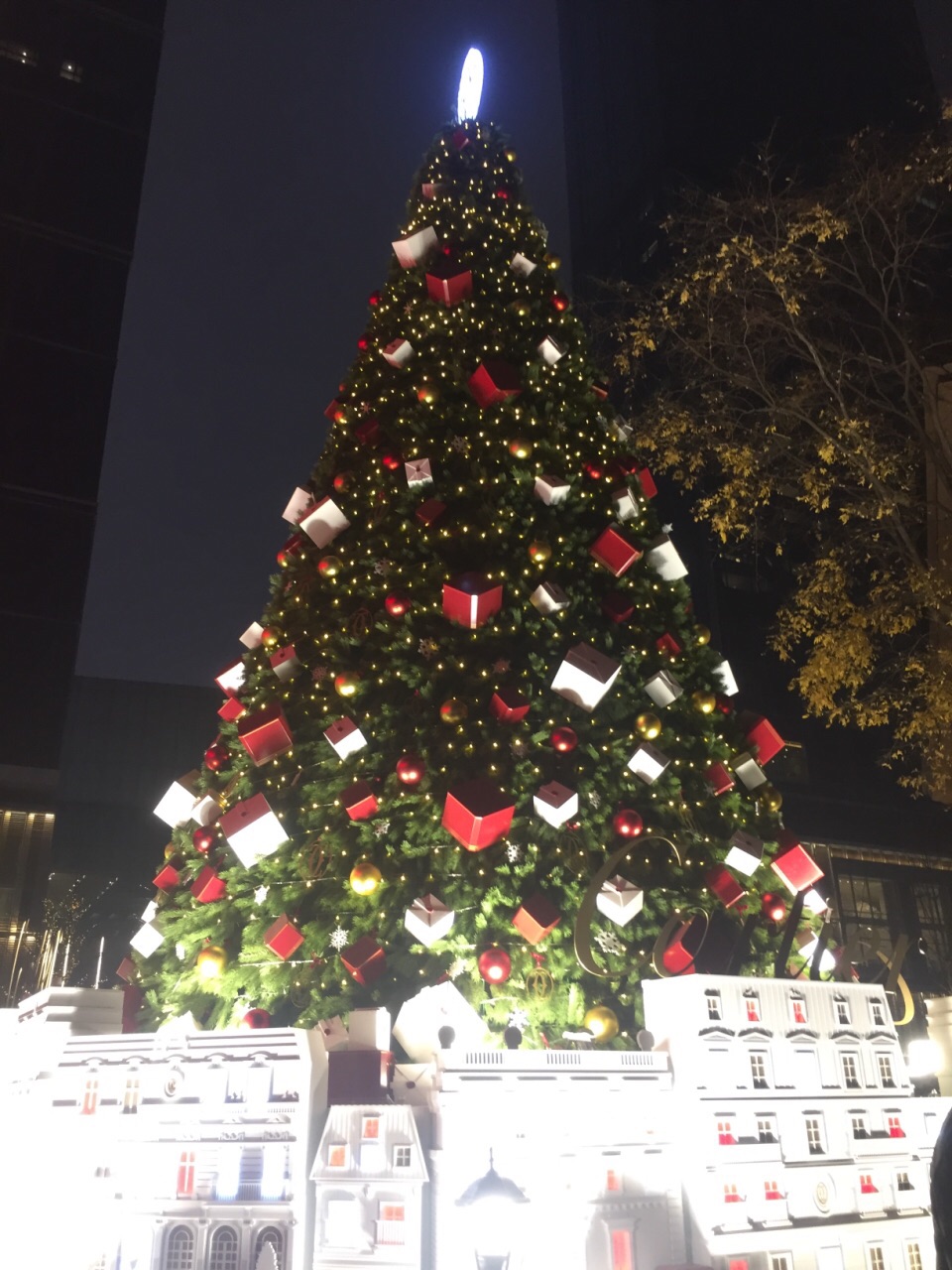 成都·四川 在成都拍摄的圣诞树